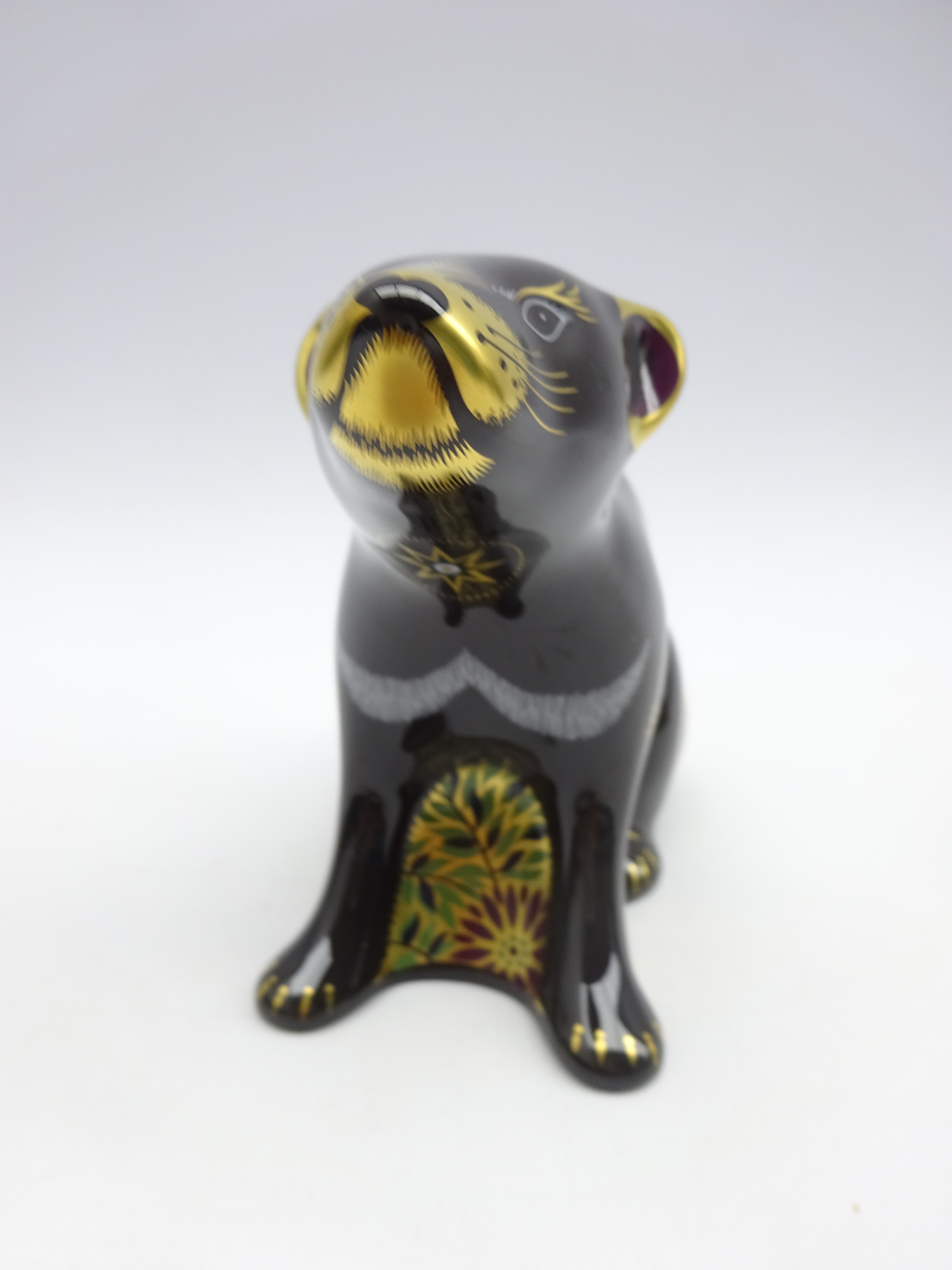 Royal Crown Derby 'Tasmanian Devil' paperweight with gold stopper, - Image 2 of 2