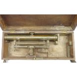 19th Century brass surveyors level by Cary,