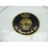 Set of 6 Rosenthal Versace side plates decorated in 'Les Tresors de la Mer' design, 18cms,