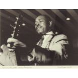 Terry Cryer (1934-2017) 'Browny McGhee at the Marquee' 1958 gelatin silver print, signed,