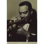 Terry Cryer (1934-2017) 'Buck Clayton' 1960 gelatin silver print, signed,
