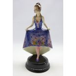 Goldscheider figure of a dancer designed by Joseph Lorenzl no.