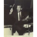 Terry Cryer (1934-2017) 'Gene Krupa' 1950 gelatin silver print, signed,