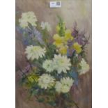 Owen Bowen (Staithes Group 1873-1967): Still Life of Summer Flowers