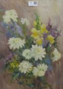 Owen Bowen (Staithes Group 1873-1967): Still Life of Summer Flowers
