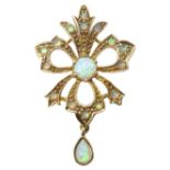 9ct gold opal set pendant, halllmarked Condition Report & Further Details Approx 3.