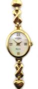 Ladies Rotary Elite 9ct gold wristwatch,