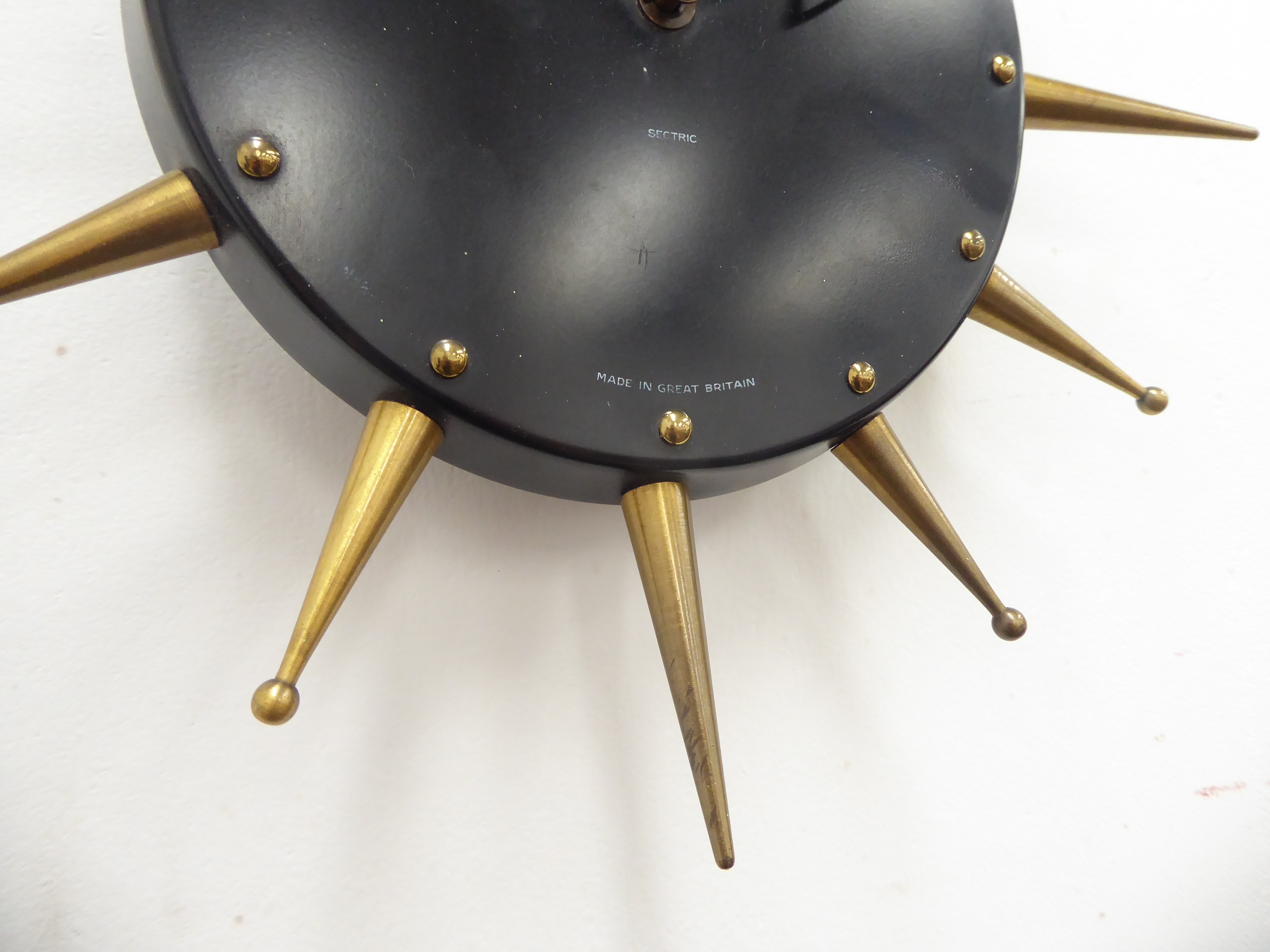 1950s 'Smiths Sectric' atomic electric wall clock, - Image 2 of 3