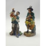 Royal Doulton figures 'The Puppetmaker' HN2253 and 'The Mask Seller' HN2103 (2) Condition