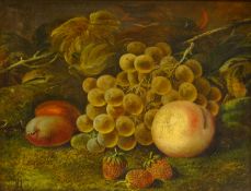 H** C** (British 19th century): Still Life of Fruit,