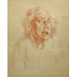 After Jacob Kramer (British 1892-1962): 'De Profundis' - portrait of the artist's mother,