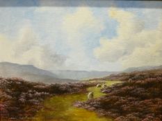 Lewis Creighton (British 1918-1996): Moorland Landscape,
