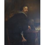 After Sir Anthony Van Dyck - Large Portrait of Lucas Van Uffel, oil on canvas,