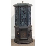 Esse 'Solo' French style cast iron electric fuel effect stove heater,
