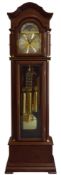 Contemporary 'Kieniger' mahogany longcase clock,