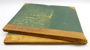 2 large bound volumes of The Ilkley Gazette 1902 and 1905