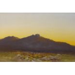 Charles Edward Brittan Jnr (British 1870-1949): Sunset over Merrivale, Devon,