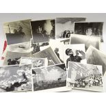 Collection of over one hundred film stills of WWII propaganda films including A Diary For Timothy,