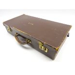 A suitcase containing a quantity of Masonic items including a silver gilt and enamel jewel,