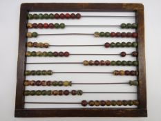 Late18th/Early19th century wooden Abacus with original paint 52cm x 58cm