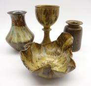 David Lloyd Jones (1928-1994) studio pottery cup H17cm,