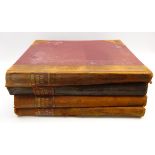 4 large bound volumes of The Yorkshire Herald covering parts of the years 1931,