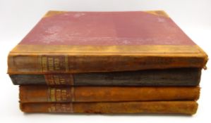 4 large bound volumes of The Yorkshire Herald covering parts of the years 1931,