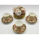 Set of 7 Royal Crown Derby tea cups,