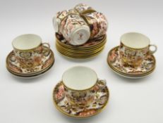 Set of 7 Royal Crown Derby tea cups,
