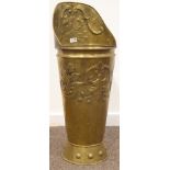 Embossed brass Grape hod H79cm