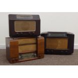 1950s Philips Bakelite radio, G Marconi radio in Bakelite case,