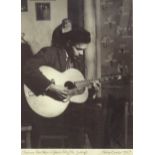 Terry Cryer (1934-2017) 'Johnny Booker Vipers Skiffle Group' 1957 silver gelatin print, signed,