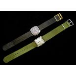 Longines gentleman's 1930's stainless steel wristwatch,