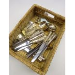 Quantity of Kings pattern table cutlery comprising 14 table knives, 10 table forks,