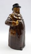 Royal Doulton Kingsware 'The Coachman' whiskey flask bottle H25cm Condition Report &