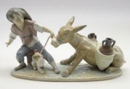 Lladro figure 'Stubborn Donkey' No.