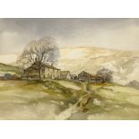 John Sibson (British Contemporary): Yorkshire Dales Landscape,