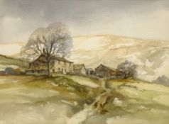 John Sibson (British Contemporary): Yorkshire Dales Landscape,
