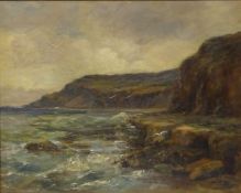 James Ulric Walmsley (British 1860-1954): Robin Hood's Bay, oil on canvas signed and dated 1911,