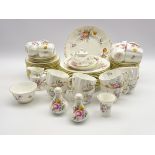Royal Crown Derby 'Derby Posies' pattern table service comprising 12 plates 21cm,