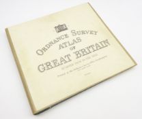 'Ordnance Atlas of England and Wales' bound with the Atlas of Scotland 1924 with double page maps,