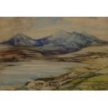 John Charles Moody (British 1884-1962): Mountain Landscape,