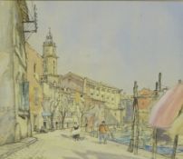 Patrick Hall (British 1906-1992): A Street in Venice,