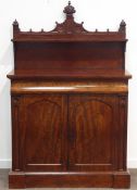 19th century mahogany Gothic Revival side board chiffonier,