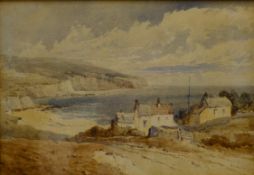 William James Boddy (British 1831-1911): 'Robin Hood's Bay', watercolour signed,