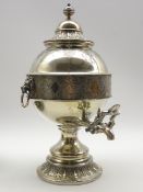 Early 20th century silver plated tea urn H38cm Condition Report & Further Details