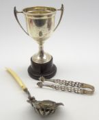 Silver 2 handled trophy 1940,