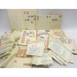 Mixed collection of world stamps in eight albums and various mint and used PHQ cards