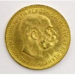 Austrian 1911 gold 10 Corona coin Condition Report & Further Details <a