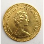 Queen Elizabeth II 1978 gold full sovereign Condition Report & Further Details